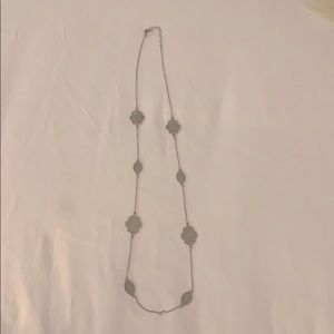 Long Silver Necklace